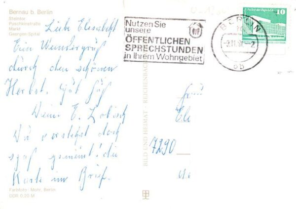 Bernau Berlin Mark Steintor Puschkinstrasse Markt Georgen Spital – Bild 2