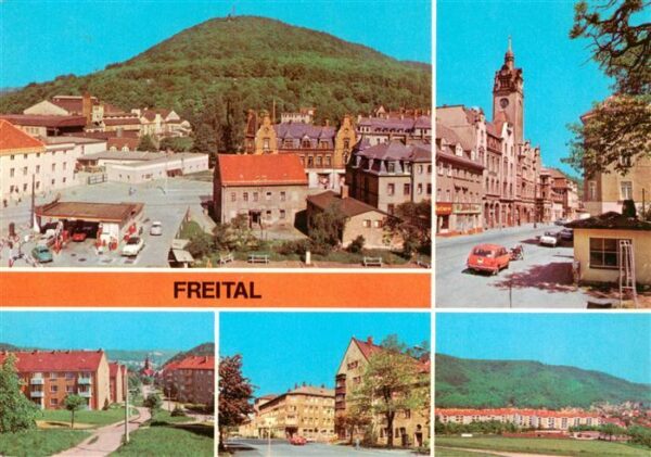 Freital Windberg Rathaus Teilansichten Platz des Friedens