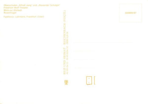 Eisenhuettenstadt Oberschulen Alfred Jung und Alexander Schulgin Friedrich Wolf – Bild 2