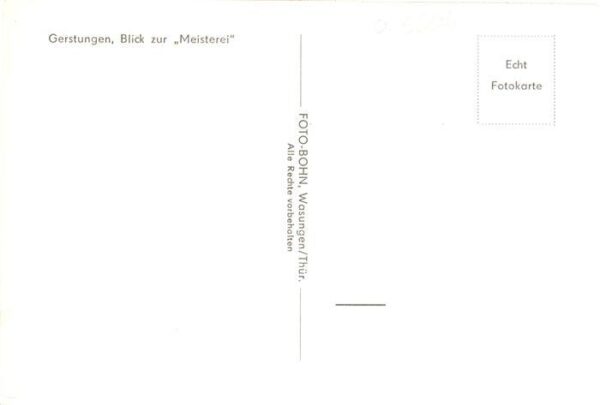 Gerstungen Blick zur Meisterei – Bild 2