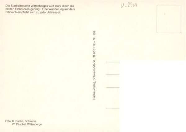 Wittenberge  Prignitz Elbbruecken Ortsmotive – Bild 2