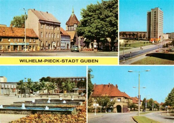 Guben Wilhelm Pieck Strasse Obersprucke Hochhaus HOG Neue Welt Karl Marx Strasse