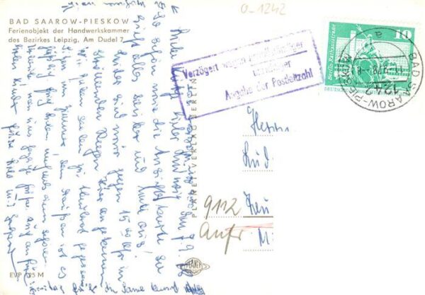 Pieskow Bad Saarow Sonnenhof Ferienobjekt der Handelsammer des Bezirks Leipzig – Bild 2