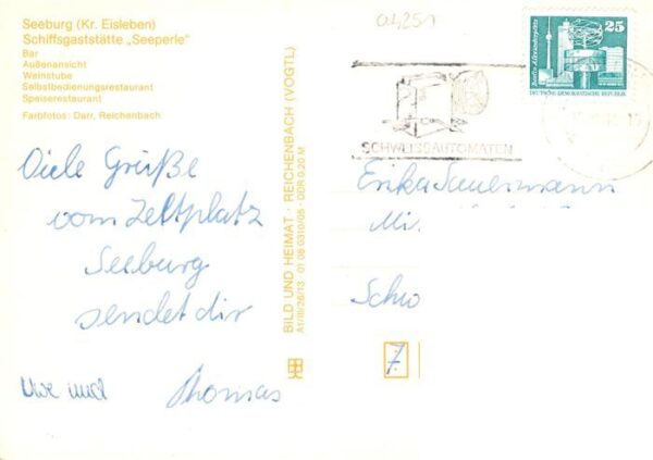 Seeburg Eisleben Schiffsgaststaette Seeperle Bar Aussenansicht Weinstube Selbstb – Bild 2