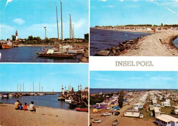 Poel Insel Hafen Strandpartien
