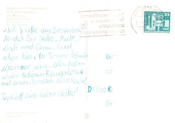 Wustrow Wesenberg Am Wolkowsee Bungalow Siedlung Am Raetzsee Am Gobenowsee – Bild 2