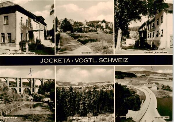 Jocketa HOG Vogtlaendische Schweiz Teilansicht Gasthof Alt Jocketa Elstertalbrue