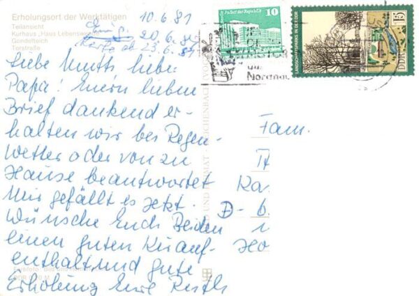 Neustadt Harz Teilansicht Kurhaus Haus Lebenswende Gondelteich Torstrasse – Bild 2