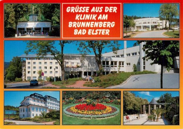 Bad Elster Klinik am Brunnenberg Marienquelle Bade Museum an der Wandelhalle