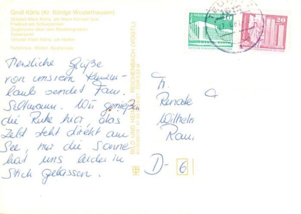 Gross Koeris am Klein Koeriser See Freibad Schulzensee Zugbruecke ueber den Modd – Bild 2