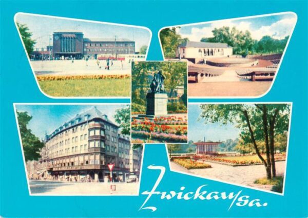Zwickau  Sachsen Robert Schumann Stadt Teilansichten