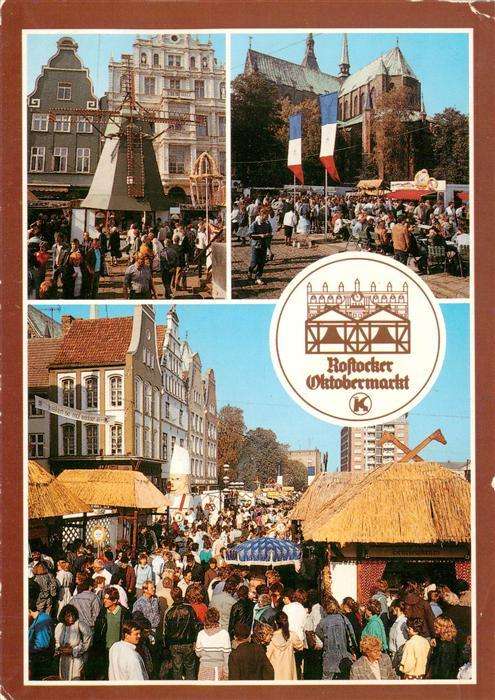 Rostock Rostocker Oktobermarkt Ernst Thaelmann Platz