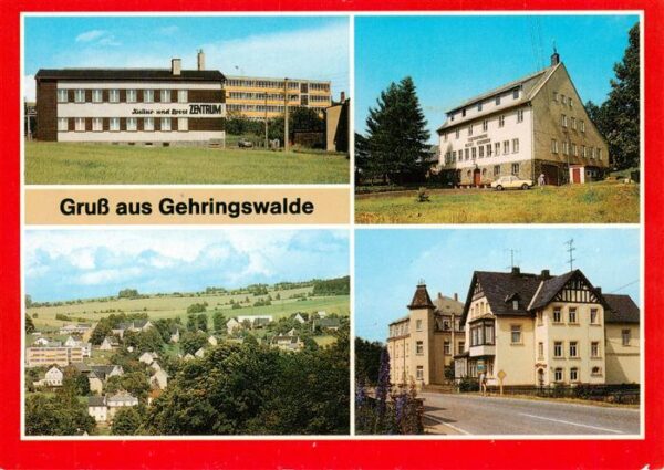 Gehringswalde Sportzentrum Jugendherberge Alexej Stachanow Teilansicht Strassenp