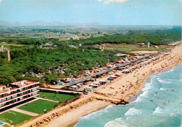 Castelldefels Costa Brava ES Fliegeraufnahme