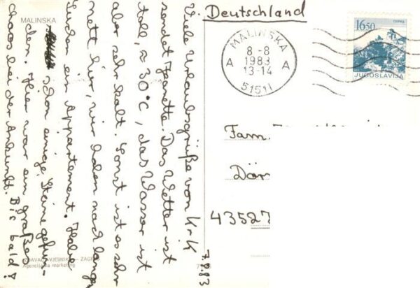 Malinska  Krk Croatia Fliegeraufnahme – Bild 2