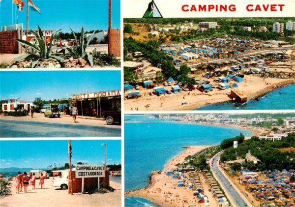 Cambrils Costa Dorada ES Camping Cavet Teilansichten Strandpartien