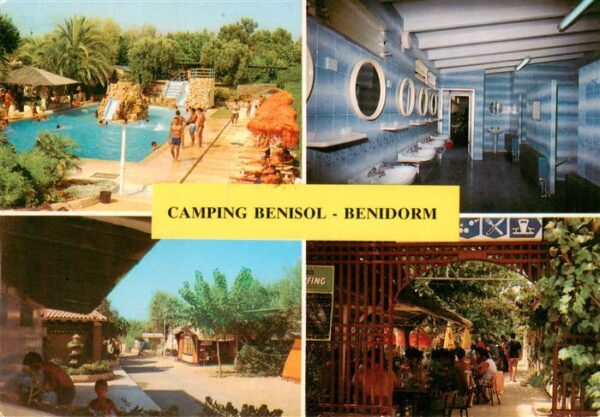 Benidorm ES Camping Benisol Schwimmbad Sanitaerraum Bungalows Park