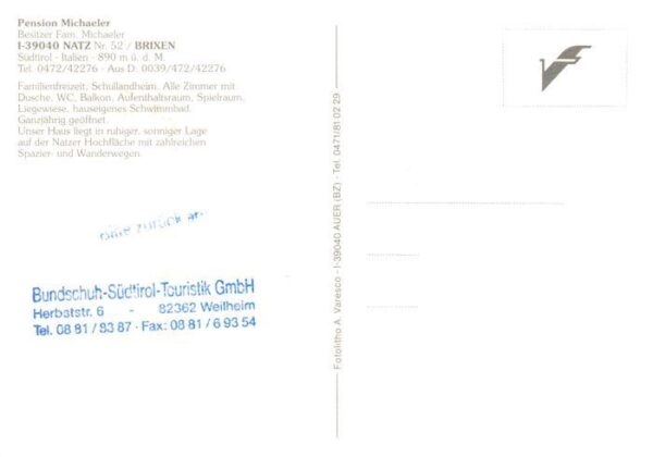 Natz Brixen Suedtirol Pension Michaeler – Bild 2