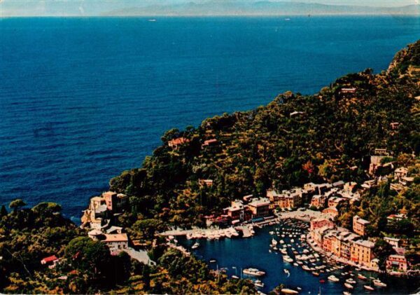 Portofino Liguria IT Fliegeraufnahme Golfo Tigullio