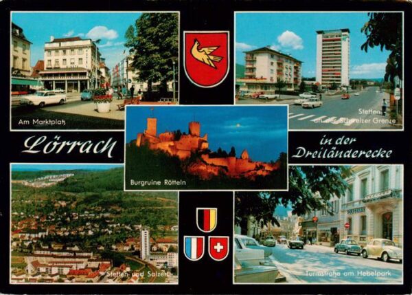 Loerrach Am Marktplatz Stetten Schweizer Grenze Stetten und Salzert Turmstrasse