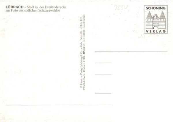 Loerrach Panorama Marktplatz Burgruine Roetteln Teilansichten Alter Markt – Bild 2