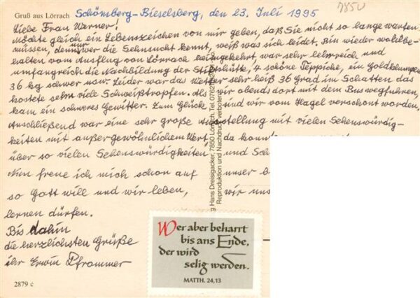 Loerrach Kirche Panorama Rosenfelspark Burg Roetteln – Bild 2