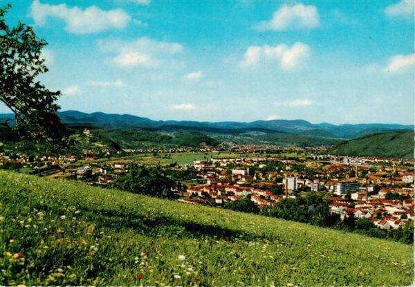 Loerrach mit Blick ins Wiesental