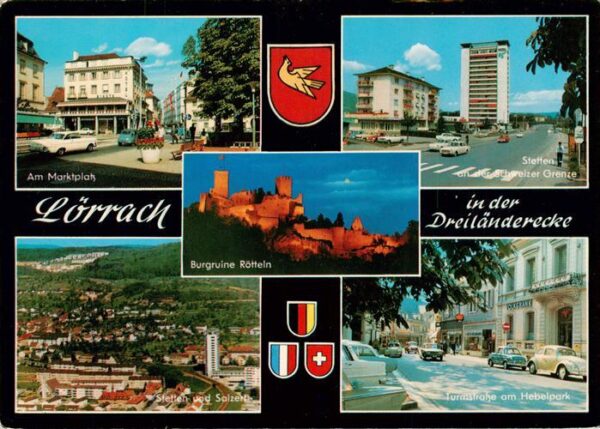 Loerrach Am Marktplatz Stetten Schweizer Grenze Stetten und Salzert Turmstrasse