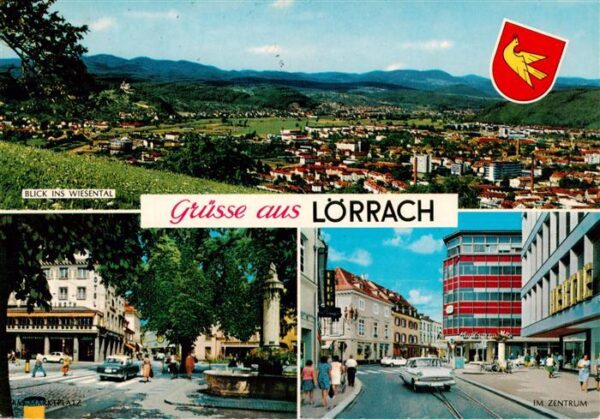 Loerrach Blick ins Wiesental Alter Marktplatz Im Zentrum