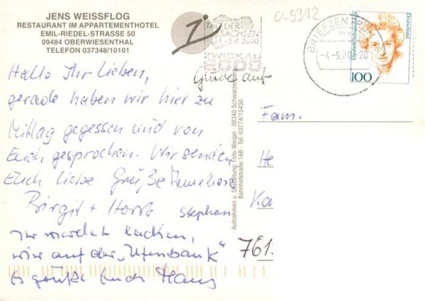 Oberwiesenthal Erzgebirge Jens Weissflog Restaurant im Appartmenthotel – Bild 2