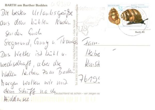 Barth Osteebad Hafen und Boddenstat Teilansichten – Bild 2