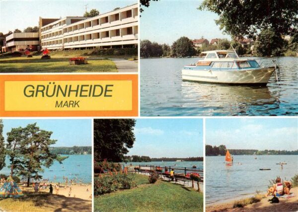 Gruenheide Mark FDGB Erholungsheim am Werlsee Am Peetzsee Am Werlsee