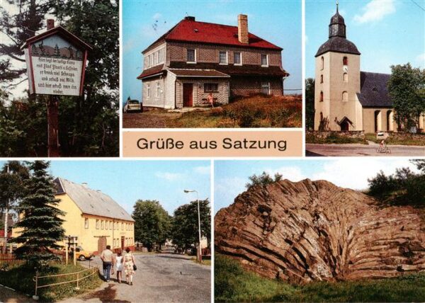 Satzung Tafel am Lustigen Haus Ferienheim Gaststaette Hirtensteinbaude Kirche Uh