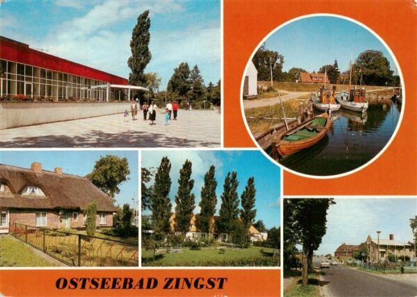Zingst Ostseebad FDGB Erholungsheim Stoertebeker Hafen Friedensstrasse Urlauberd