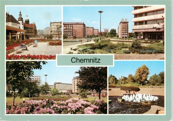 Chemnitz Rosenhof Karl Marx Allee Strasse der Nationen Park der Jugend