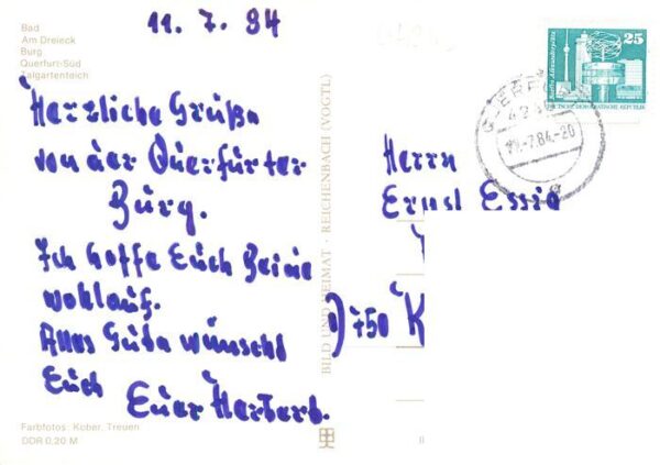 Querfurt Am Dreieck Burg Querfurt Sued Talgartenteich – Bild 2