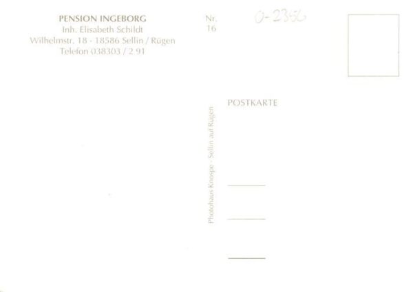 Sellin  Ruegen Pension Ingeborg – Bild 2