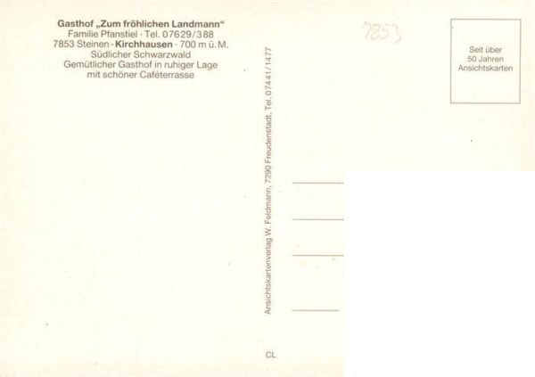 Kirchhausen Steinen Gasthof Zum froehlichen Landmann – Bild 2