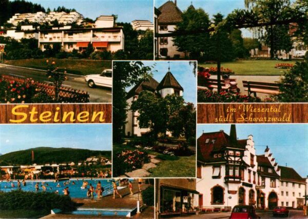 Steinen Wiesental Teilansichten Schwimmbad