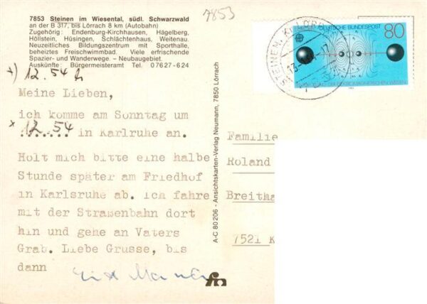 Steinen Wiesental Teilansichten Schwimmbad – Bild 2