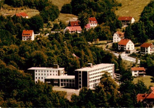 Bad Lauterberg Fliegeraufnahme mit Diabetes Klinik