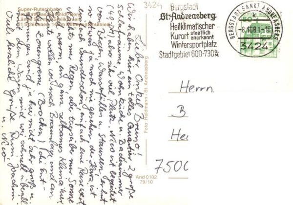 St Andreasberg Harz Super Rutschbahn am Matthias Schmidt Berg – Bild 2
