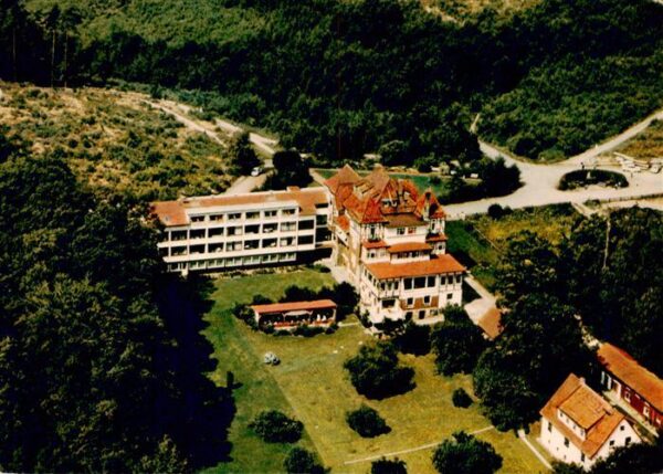 Bad Sachsa Harz Fliegeraufnahme Sanatorium Eulings Wiese