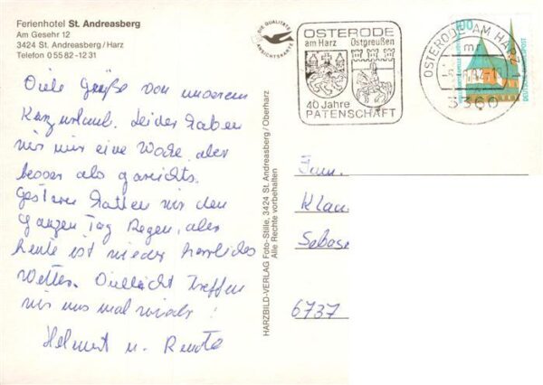 St Andreasberg Harz Ferienhotel St Andreasberg Gastraeume – Bild 2