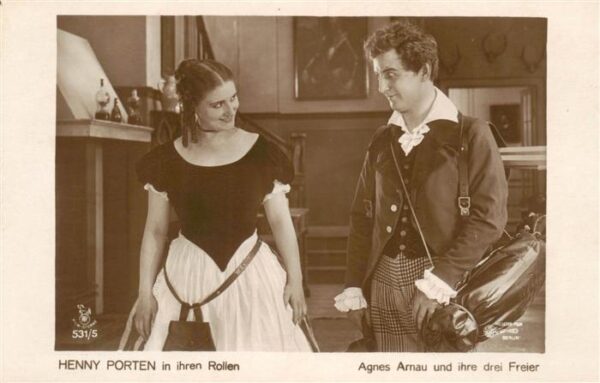 Foto RPH Nr. 531/5 Film Stern Henny Porten Anges Arnau und ihre drei Freier
