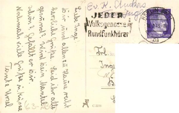 Foto Ufa-Baumann Nr. A 3518/1 Ernst von Klipstein – Bild 2