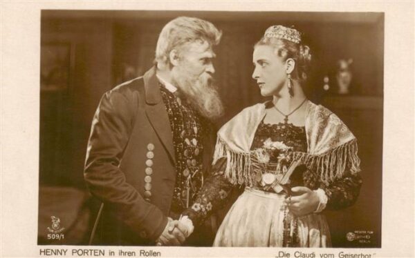 Foto RPH Nr. 509/1 Henny Porten Die Claudi von Geiserhof