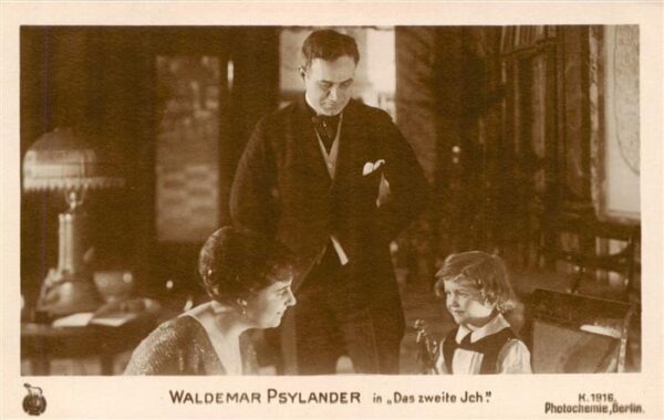 Foto Photochemie Nr. K.1916 Waldemar Psylander Das zweite Ich