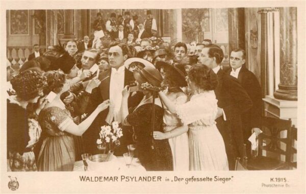 Foto Photochemie Nr. K.1915 Waldemar Psylander Der gefesselte Sieger