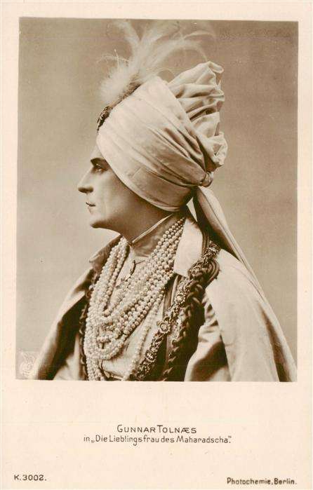 Foto Photochemie Nr. K. 3002 Gunnar Tolnaes Die Lieblingsfrau Maharadscha